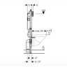 Комплект GEBERIT DUOFIX 111.300.00.5 UP320 с подвесным унитазом ICON RIMFREE F204060000 с сиденьем микролифт F574130000 111.300.00.5-20406